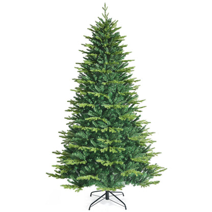 Árbol de Navidad artificial preiluminado con bisagras y luces LED controladas por aplicación - 2,1 m
