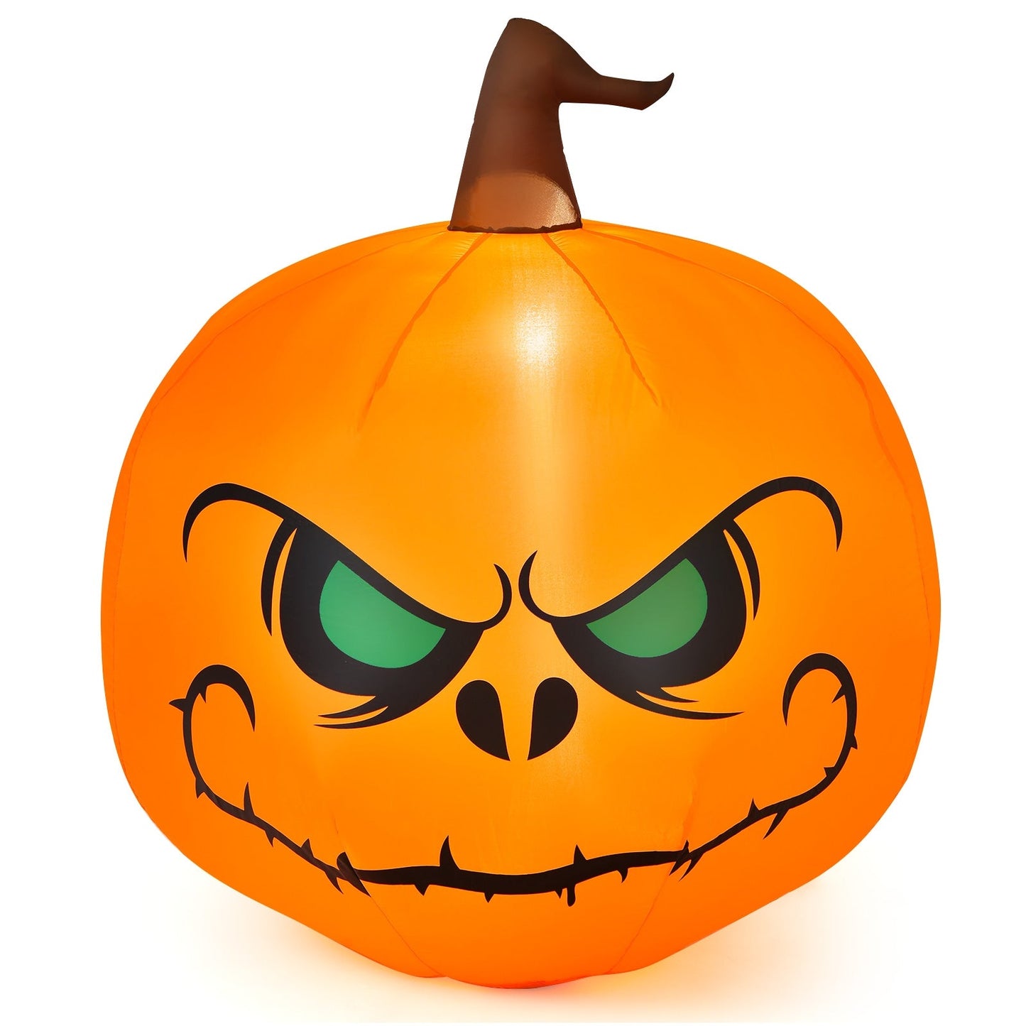 4 Feet Halloween Inflatable Pumpkin with built-in LED light orange pumpkin with carved face DirectDeals on Tampa Home & Garden Store