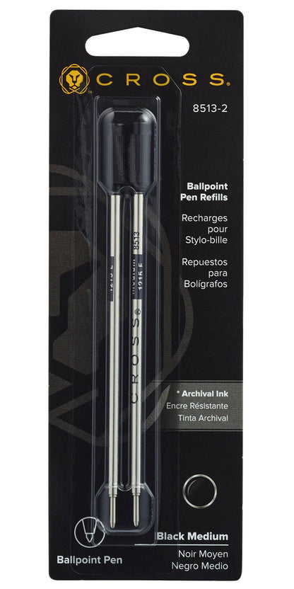 Ballpoint Pen Refills Black Medium Dual Pack by A.T. Cross on Tampa Home & Garden Store