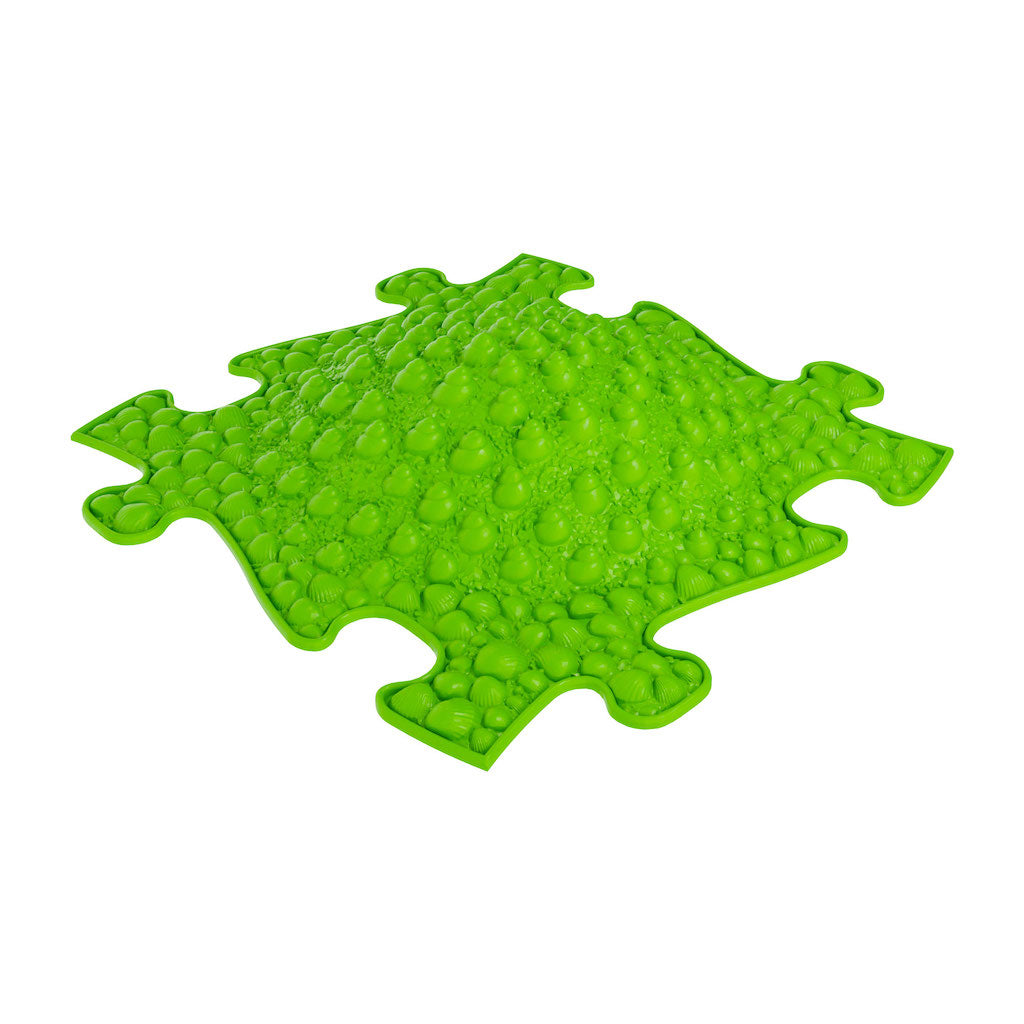 Tots Sensory Playmat Set interlocking foam tile with bubble texture in bright green on Tampa Home & Garden Store