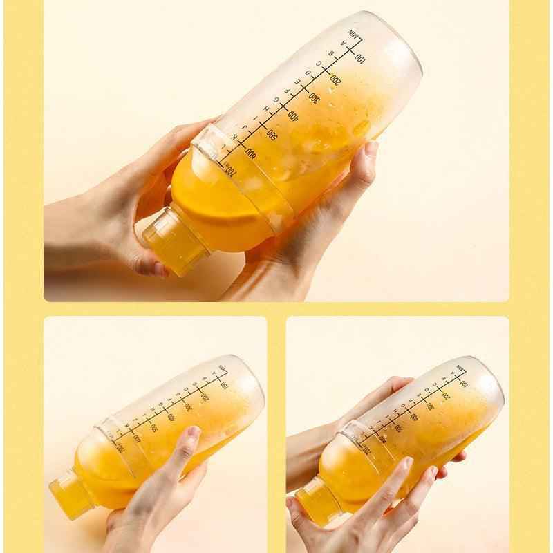 Shaketea cocktail shaker plastic ergonomic design with clear body and measurement marks on Tampa Home & Garden Store