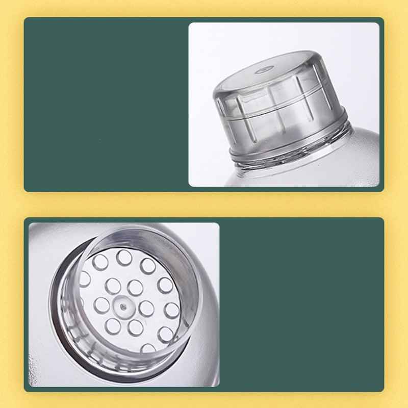 Shaketea cocktail shaker clear plastic ergonomic design with built-in strainer on Tampa Home & Garden Store