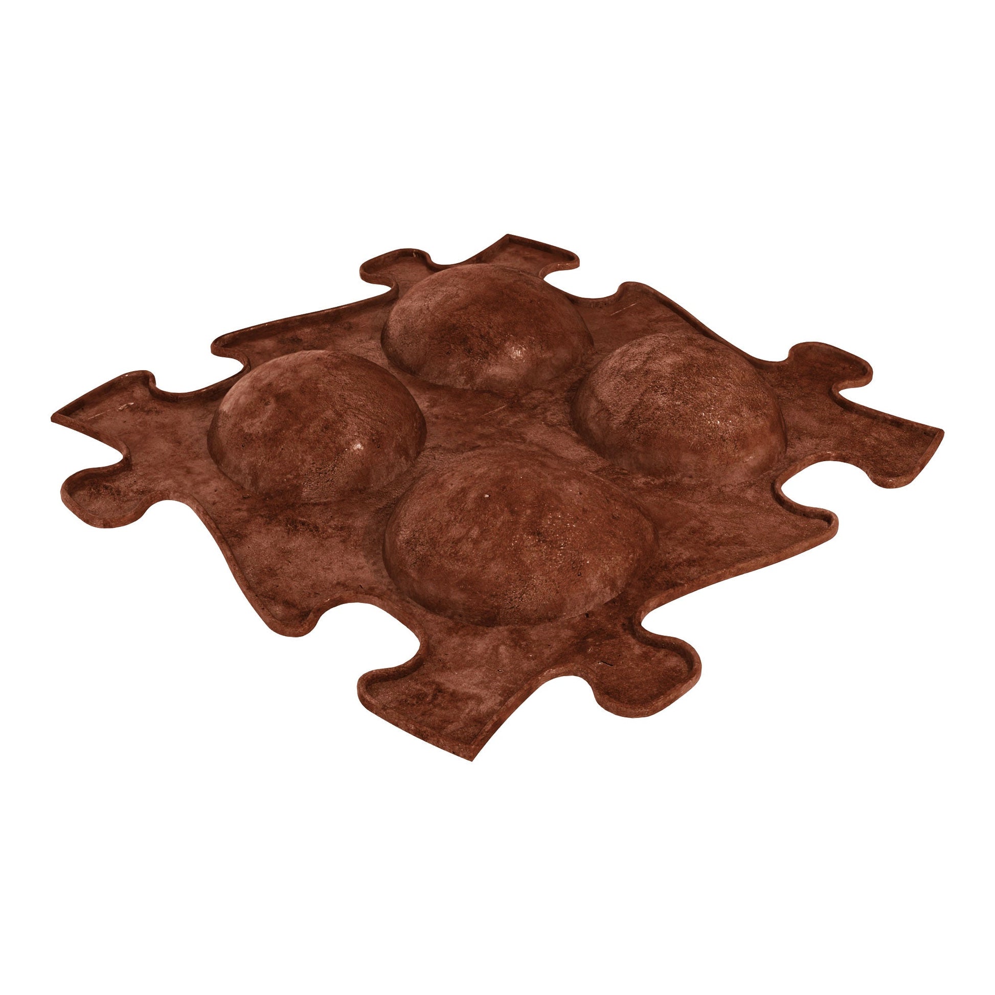 ECO Sensory Playmat Set brown textured play mat piece on Tampa Home & Garden Store