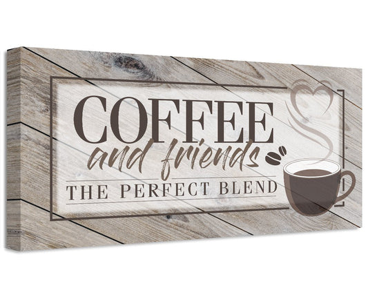 Coffee And Friends - Canvas - Tampa Home & Garden Store