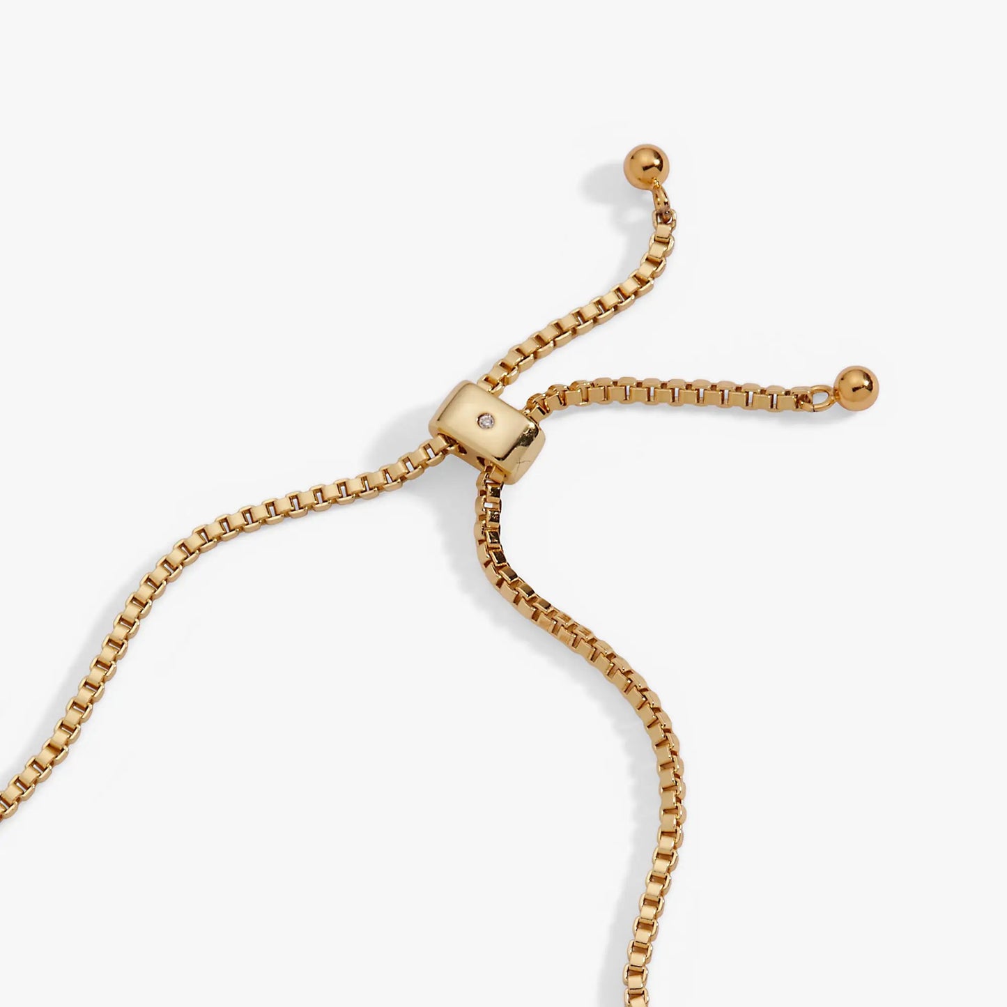 Coffee Bean Bolo Bracelet by Alex and Ani, gold-tone with adjustable bolo chain on Tampa Home & Garden Store