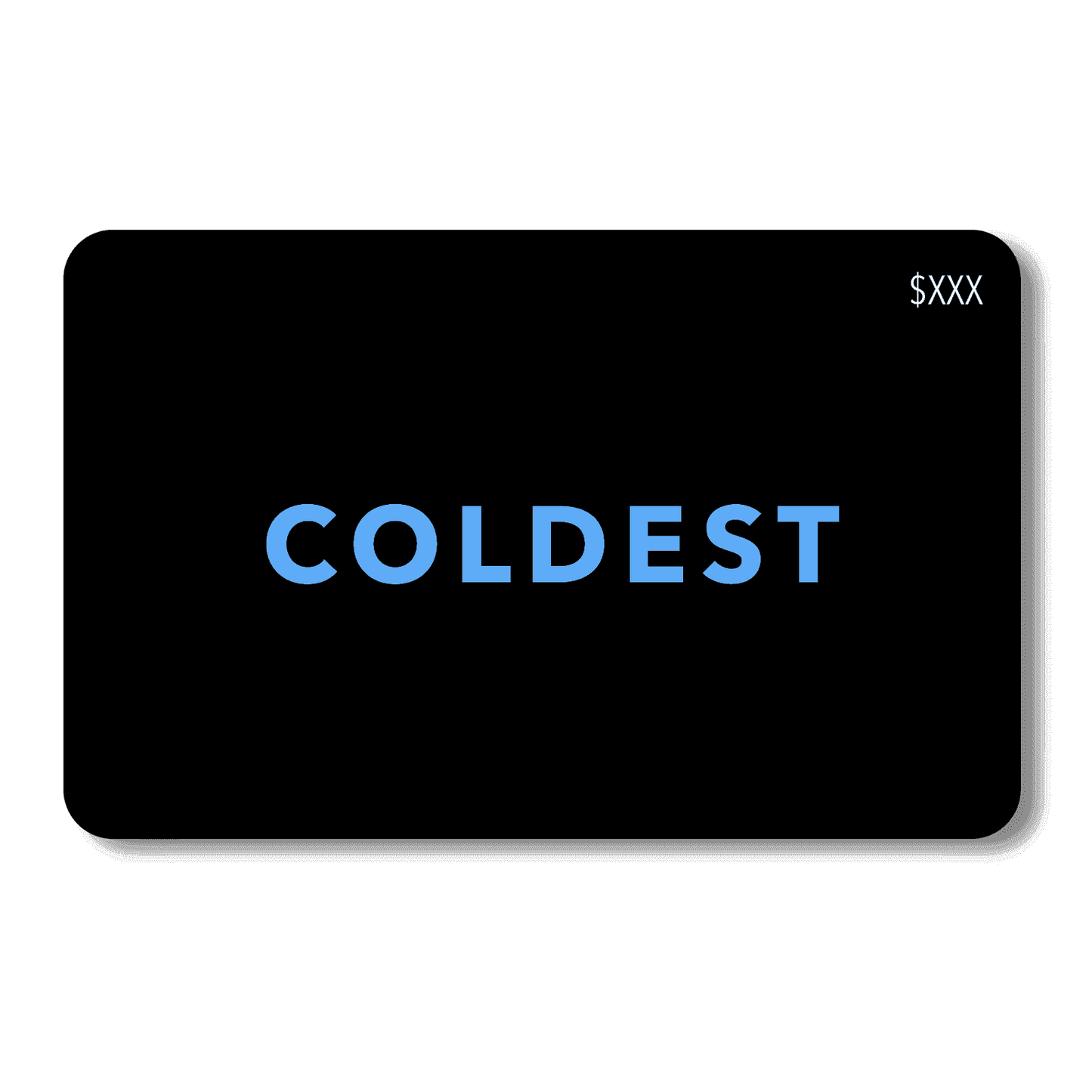 Tarjeta de regalo electrónica de COLDEST