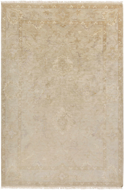 Rugs Colebrook Carpet - Clearance beige Boutique Rugs area rug with subtle pattern and fringes on Tampa Home & Garden Store