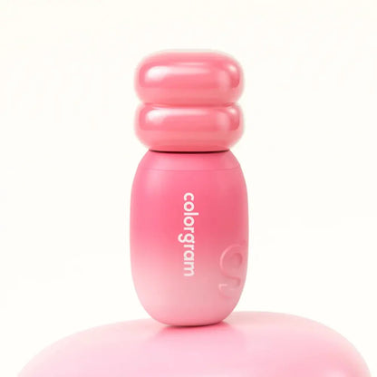 colorgram Juicy Jam Blur Tint lip tint 5g by Seoulia, pink bottle with glossy stacked-cap on Tampa Home & Garden Store