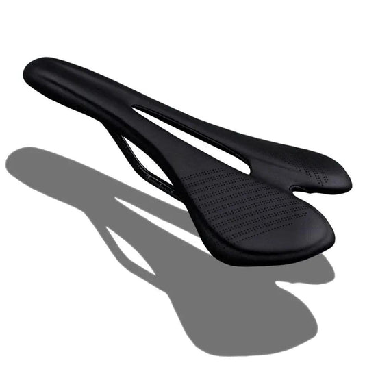 Stevvex comfort wide bicycle saddle, black with center cutout for road bikes on Tampa Home & Garden Store