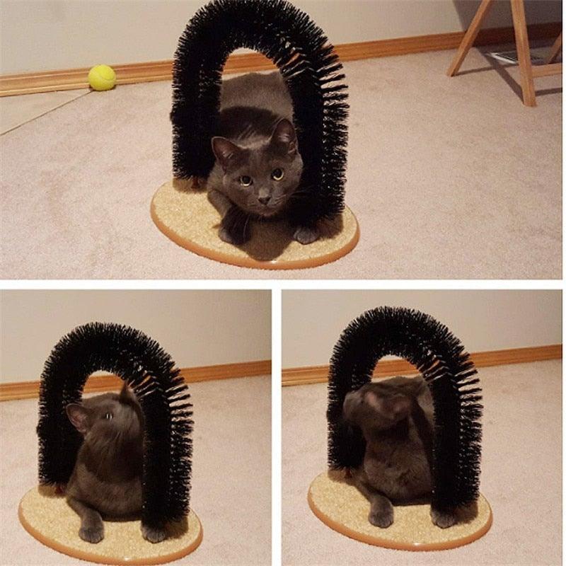 Arch Cat Massager and Grooming Brush For Cats