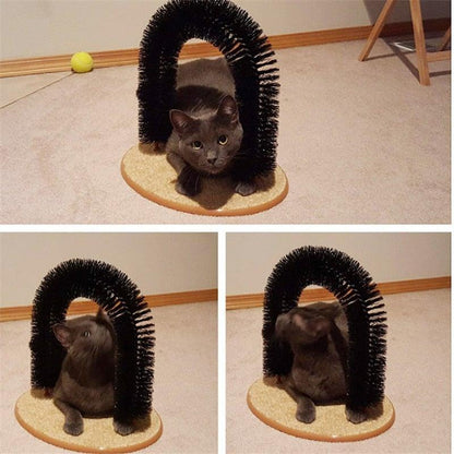 Arch Cat Massager and Grooming Brush For Cats