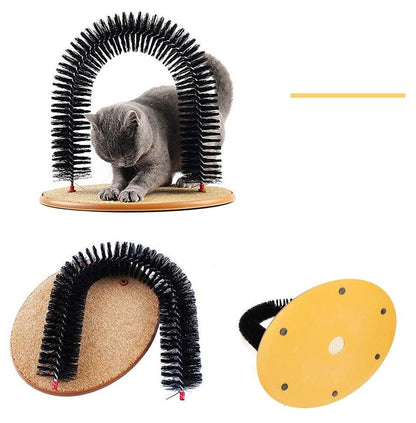 Arch Cat Massager and Grooming Brush For Cats