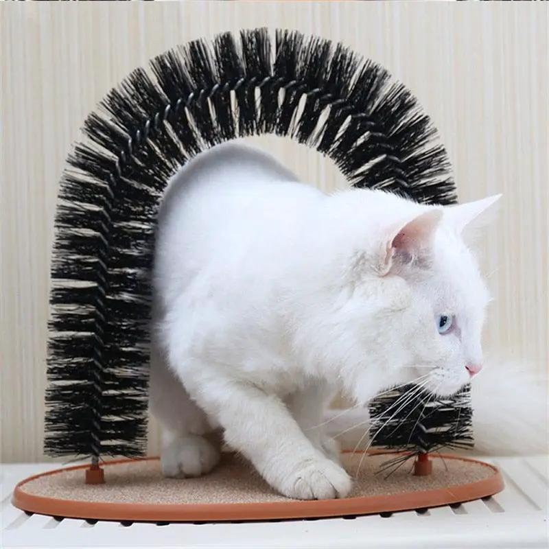 Arch Cat Massager and Grooming Brush For Cats