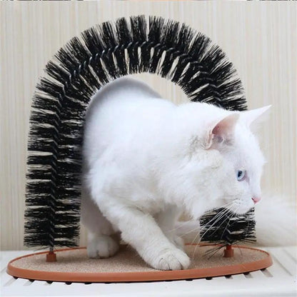 Arch Cat Massager and Grooming Brush For Cats