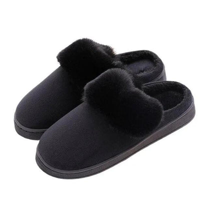 Winter Cotton Slippers With Rabbit Ear Design
