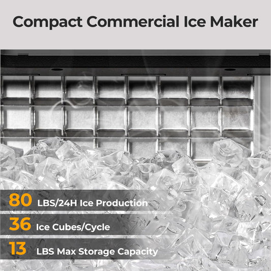 Commercial Ice Maker 80 lbs\66 lbs