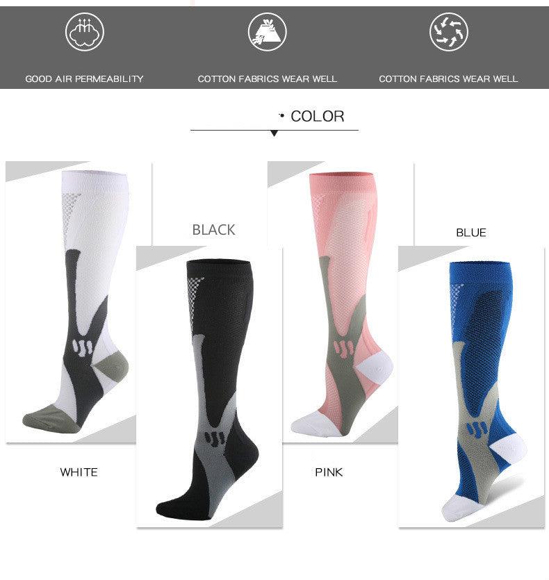 Stevvex compression knee socks for edema relief, breathable nylon knee-high sport stockings on Tampa Home & Garden Store