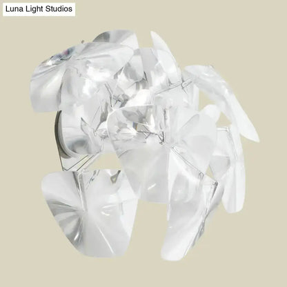 Contemporary Acrylic Single Head Sconce Light