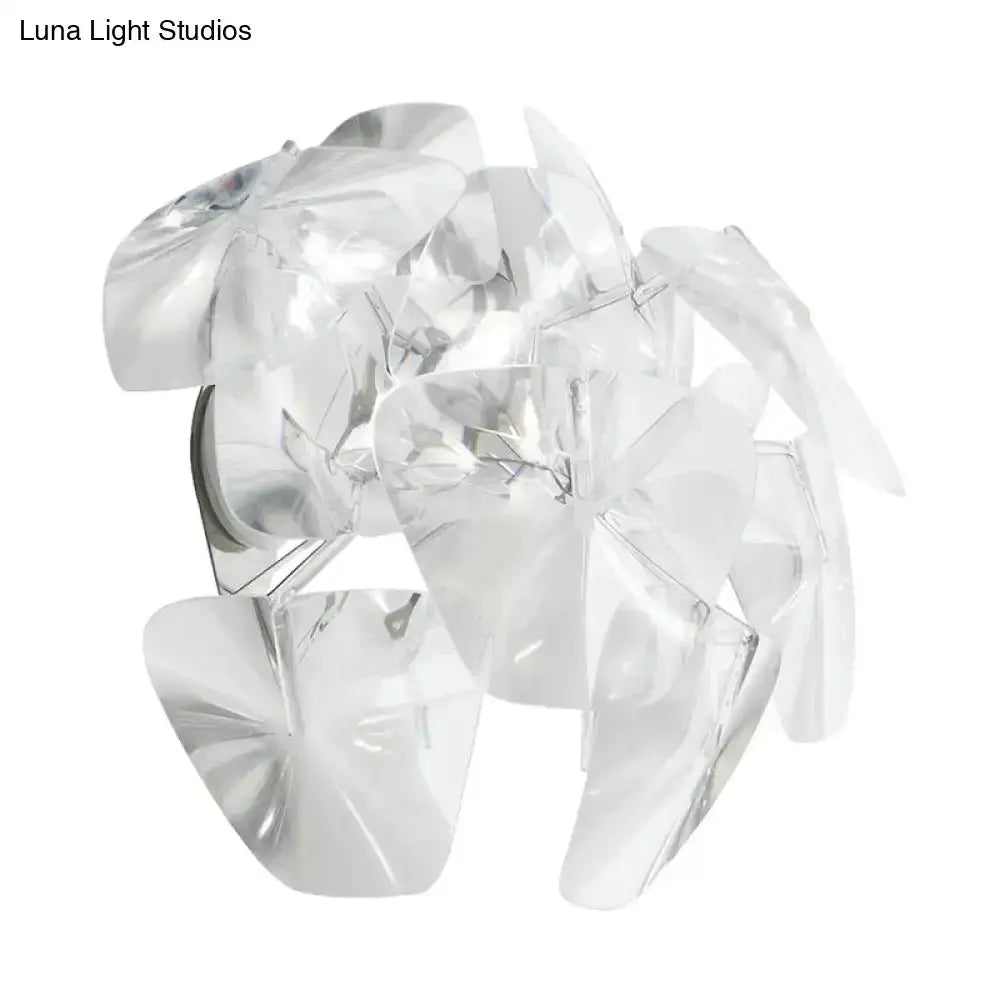 Contemporary Acrylic Single Head Sconce Light