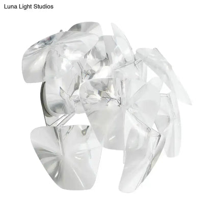 Contemporary Acrylic Single Head Sconce Light