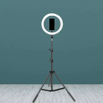 Ring light Decorbites, black metal with USB port on adjustable tripod stand on Tampa Home & Garden Store