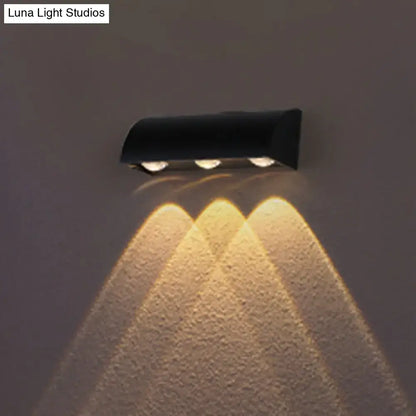 Black metal wall sconce with three bulbs by Decorbites for Home & Garden on Tampa Home & Garden Store