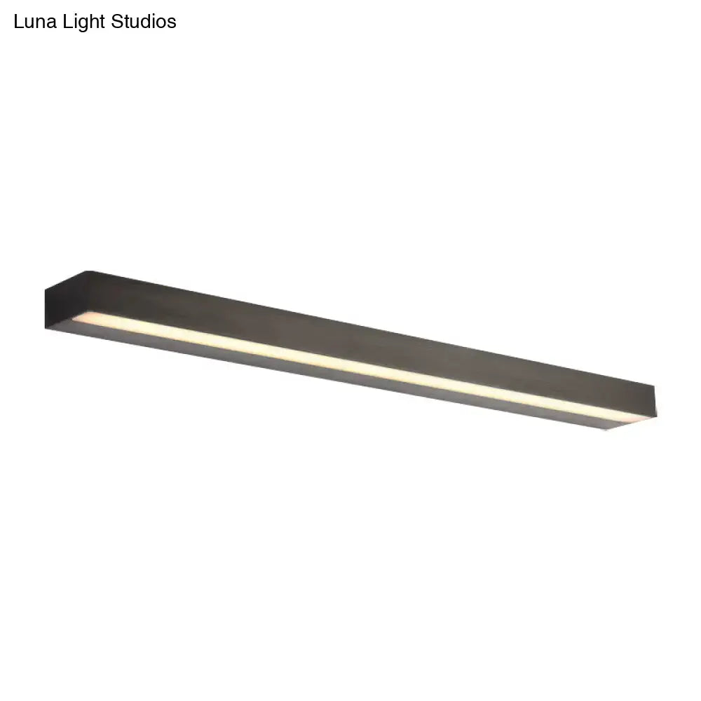 Vanity sconce LED light in contemporary black & silver by Decorbites on Tampa Home & Garden Store