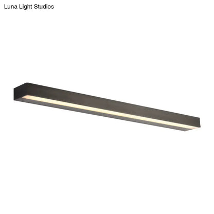 Vanity sconce LED light in contemporary black & silver by Decorbites on Tampa Home & Garden Store