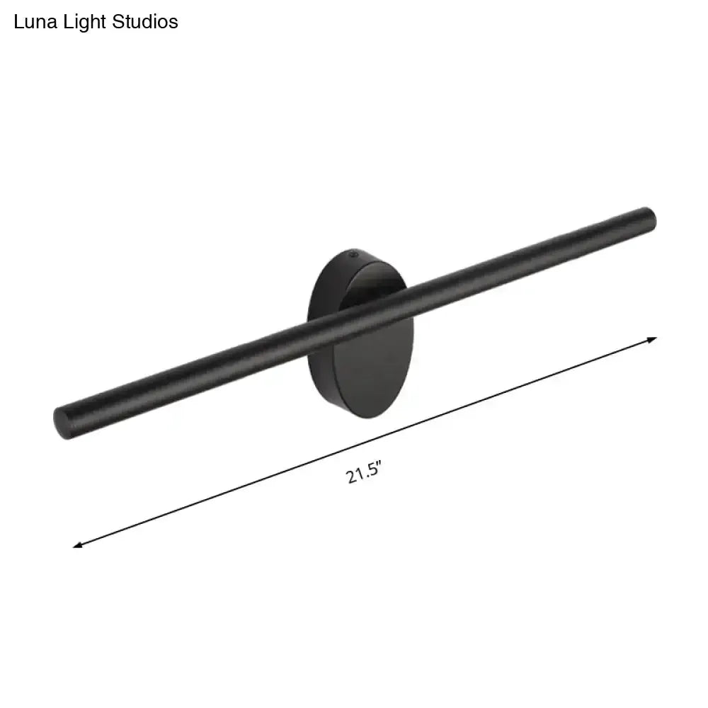 Contemporary black slim wall light by Decorbites, 21.5in long on Tampa Home & Garden Store