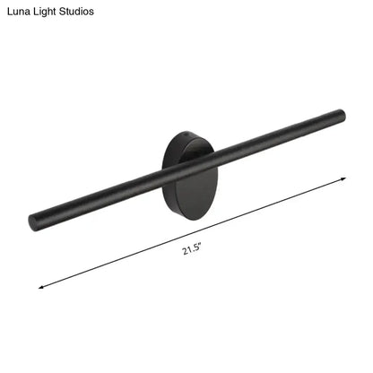 Contemporary black slim wall light by Decorbites, 21.5in long on Tampa Home & Garden Store
