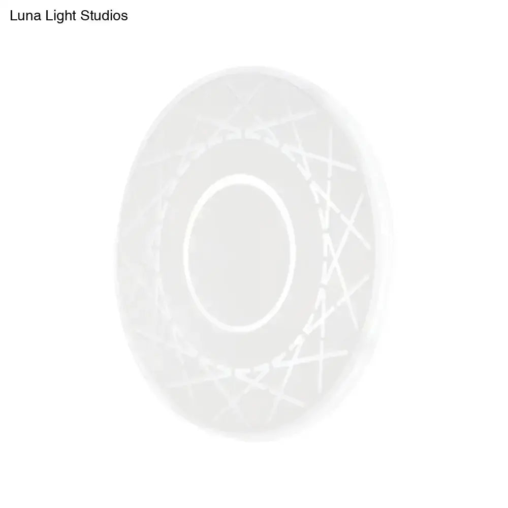 Contemporary Black and White Geometric Wall Lamp