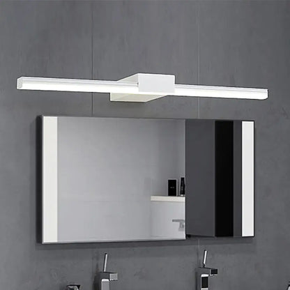 Black White Linear Wall Light by Decorbites, bathroom LED fixture above a mirror on Tampa Home & Garden Store
