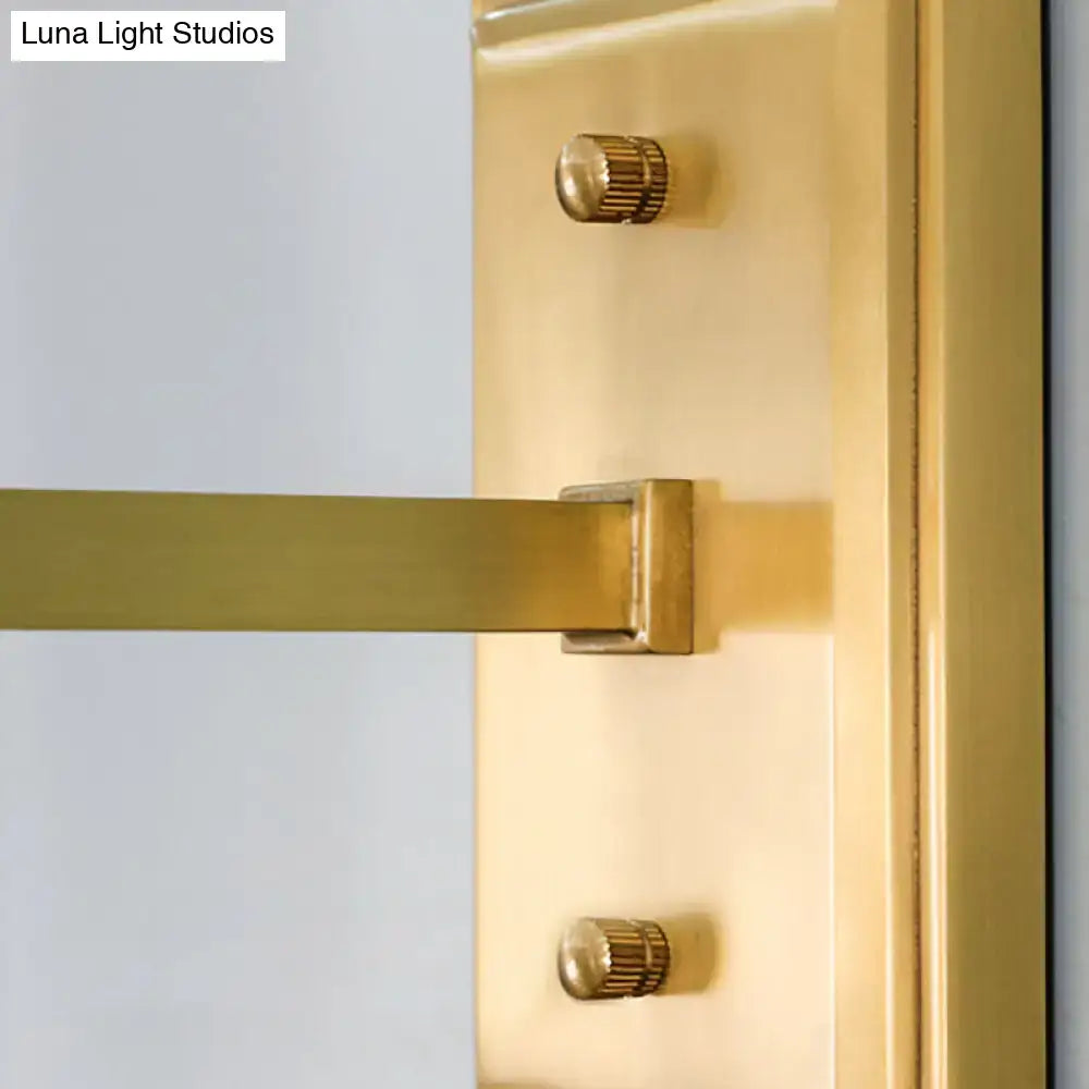 Brass Water Glass Wall Sconce Decorbites with backplate and horizontal arm on Tampa Home & Garden Store