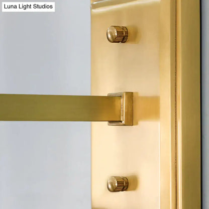 Brass Water Glass Wall Sconce Decorbites with backplate and horizontal arm on Tampa Home & Garden Store