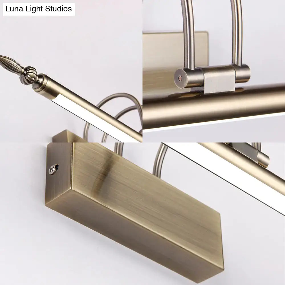 LED wall sconce contemporary nickel finish with warm light by Decorbites on Tampa Home & Garden Store