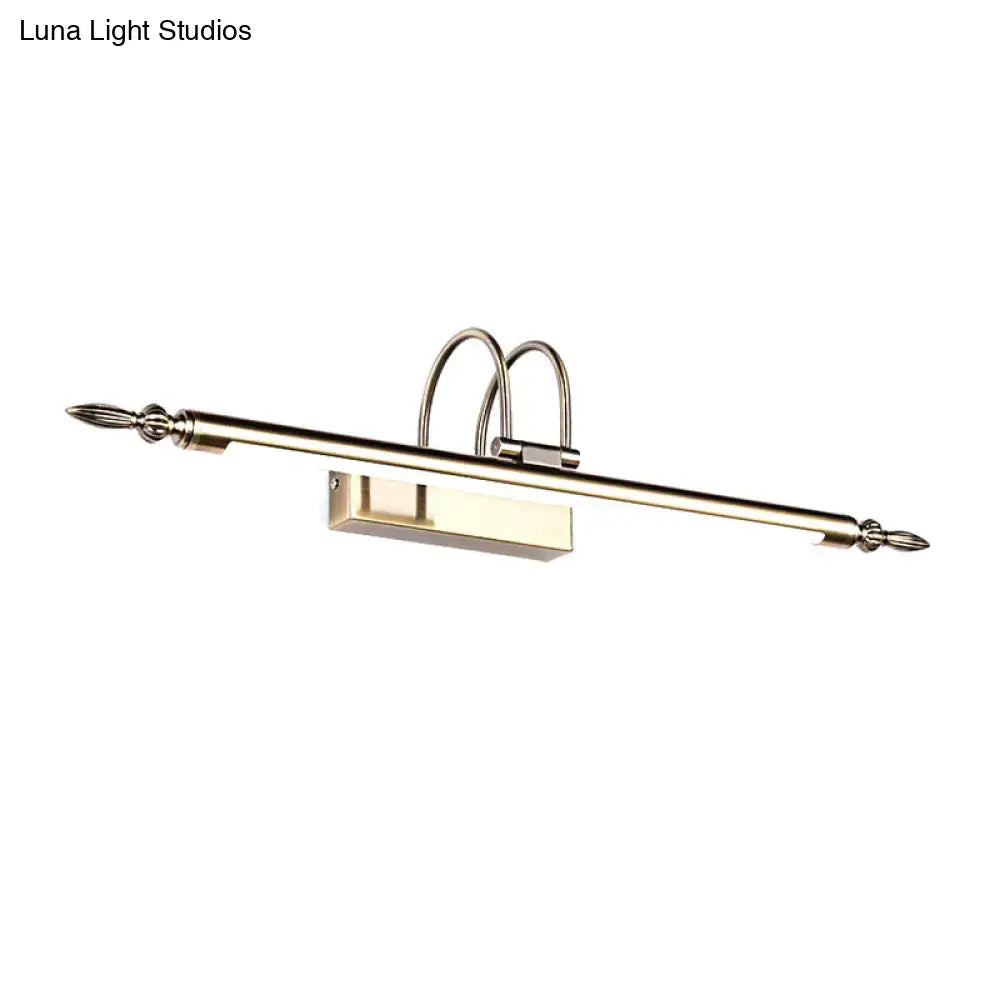 Contemporary nickel finish LED wall sconce with a slim horizontal bar Decorbites on Tampa Home & Garden Store