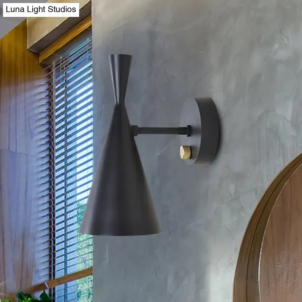 Decorbites Gold adjustable arm 3-light wall sconce black metal with gold knob on Tampa Home & Garden Store