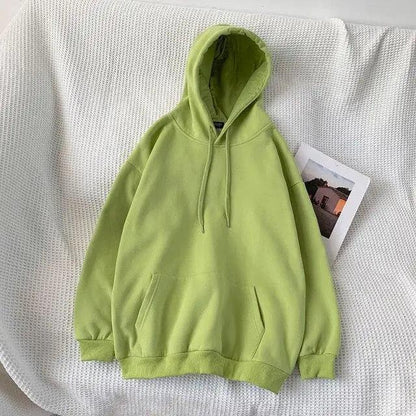 Stevvex lime green hooded sweatshirt pullover with front kangaroo pocket long sleeves on Tampa Home & Garden Store