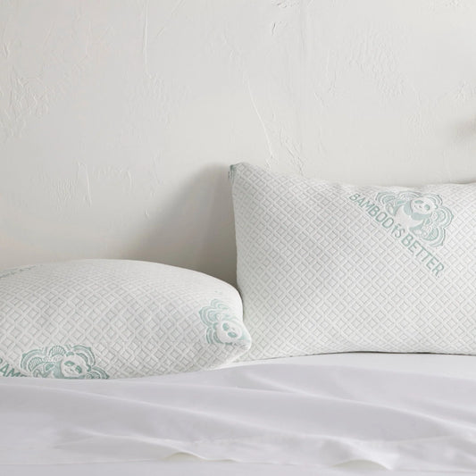 Adjustable Bamboo Cooling Pillow | Bed Pillows - Tampa Home & Garden Store