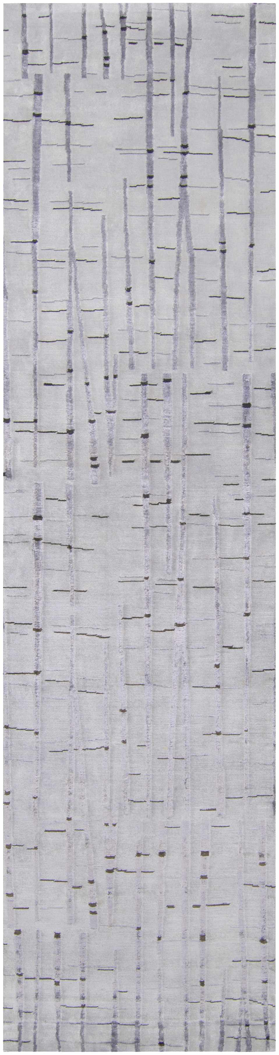 Copake Wool&Viscose Rug gray lavender abstract lines Boutique Rugs rug on Tampa Home & Garden Store
