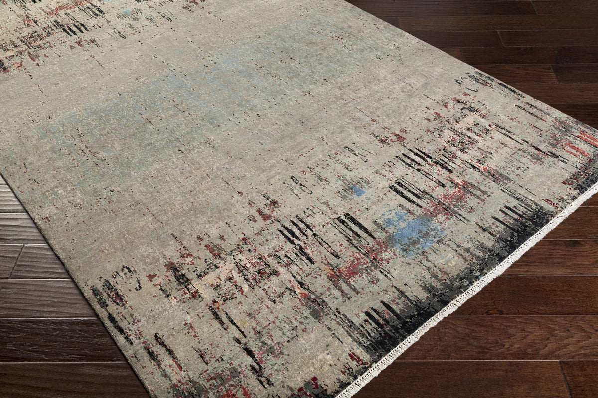 Rug Coudersport Carpet by Boutique Rugs with beige distressed abstract pattern on clearance on Tampa Home & Garden Store
