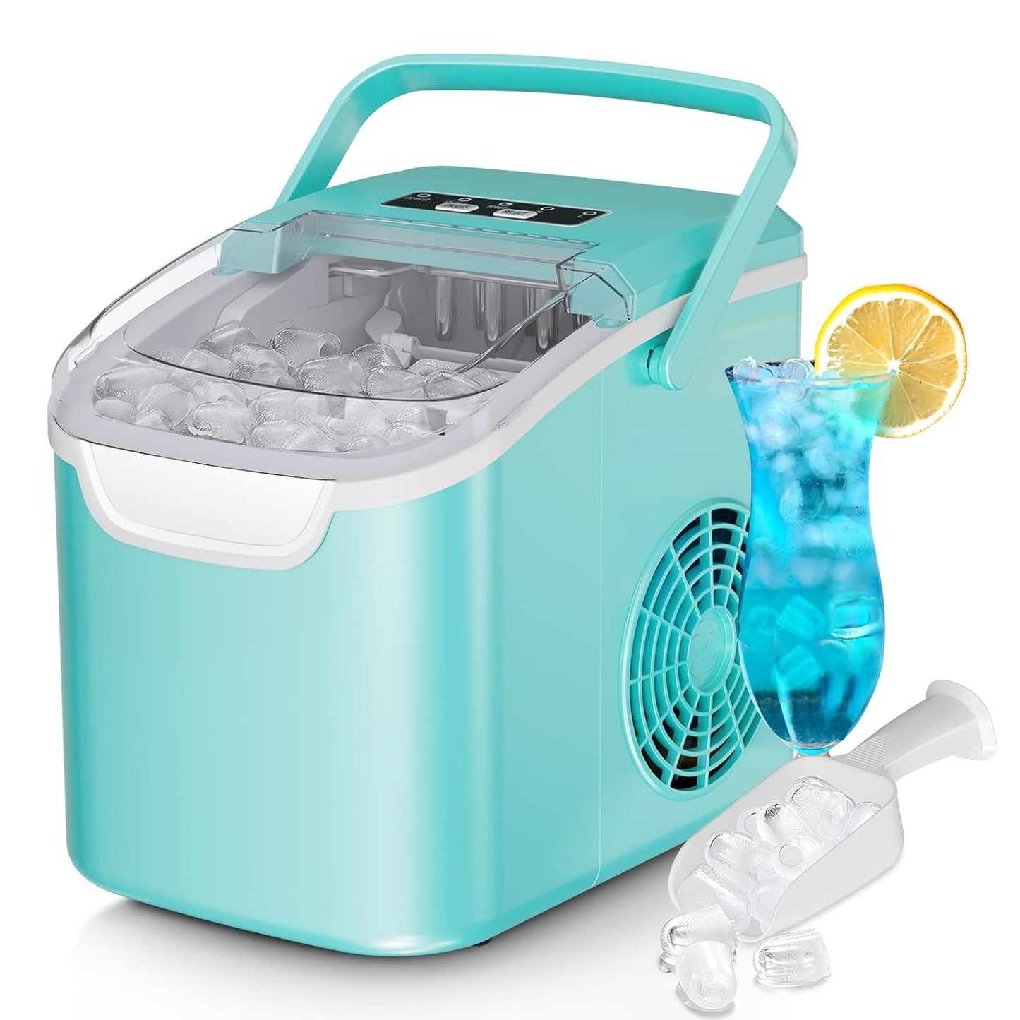 Máquina de hielo de mostrador, producción de hielo de 26 lb/día 58012RIM0 