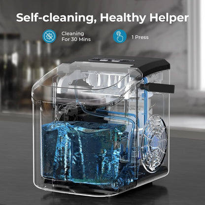 Modern Countertop Ice Maker 26 Pounds Capacity