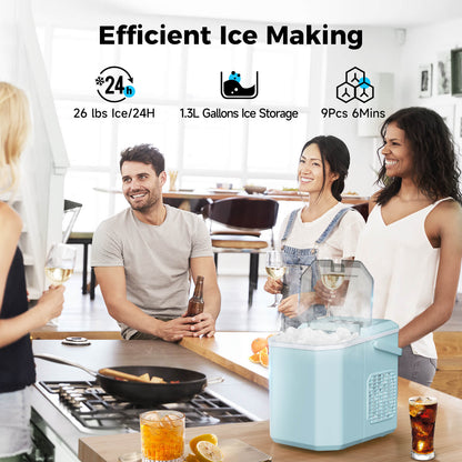 Countertop Bullet Ice Maker For Fast Daily Use