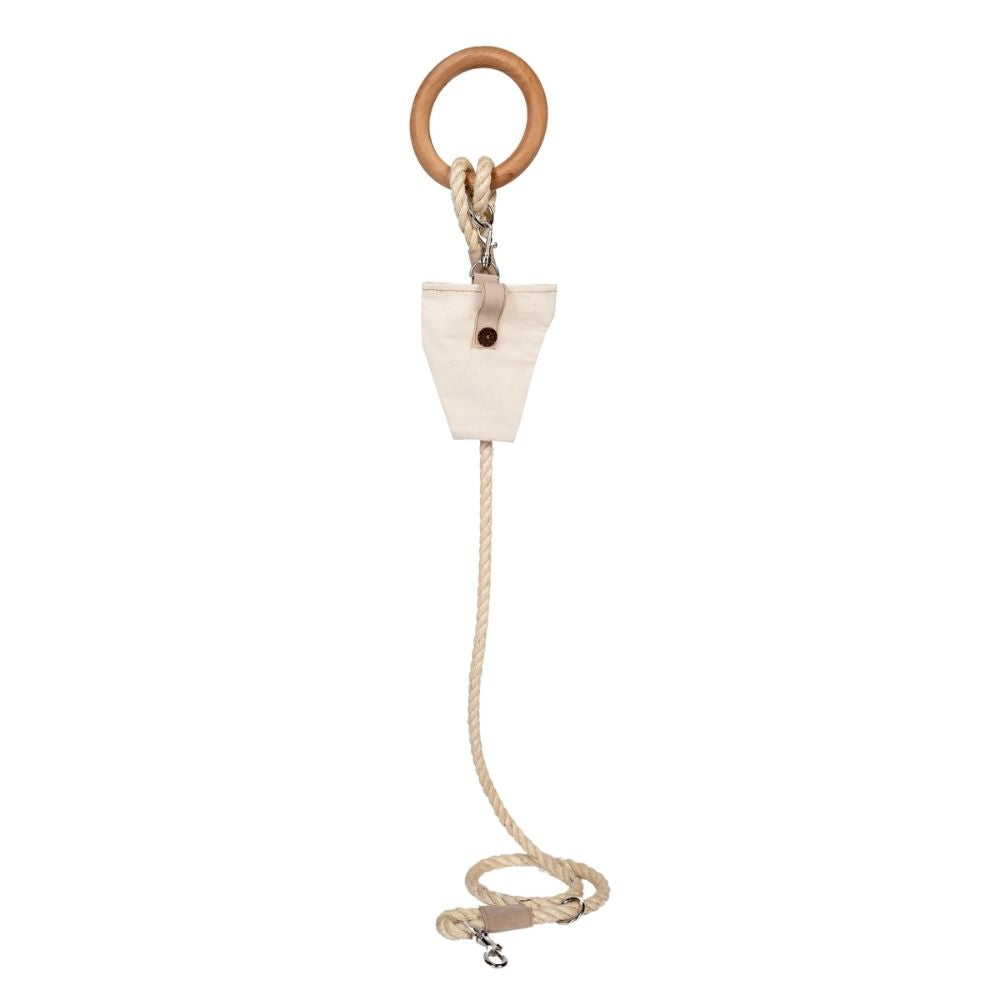 Laisse pour chien Country Living neutre en carbone avec petit sac de rangement 