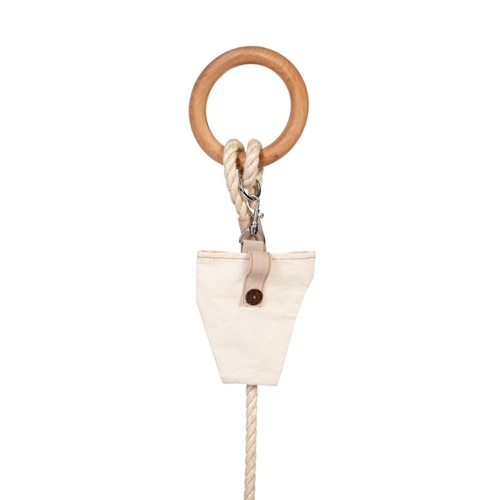Laisse pour chien Country Living neutre en carbone avec petit sac de rangement 