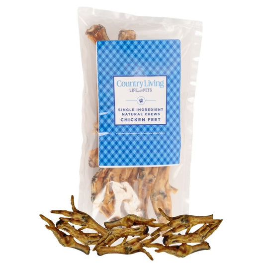 Country Living All-Natural Chicken Feet Dog Treats, Crunchy  Snacks for Joint Support – (20-Pack) - Tampa Home & Garden Store