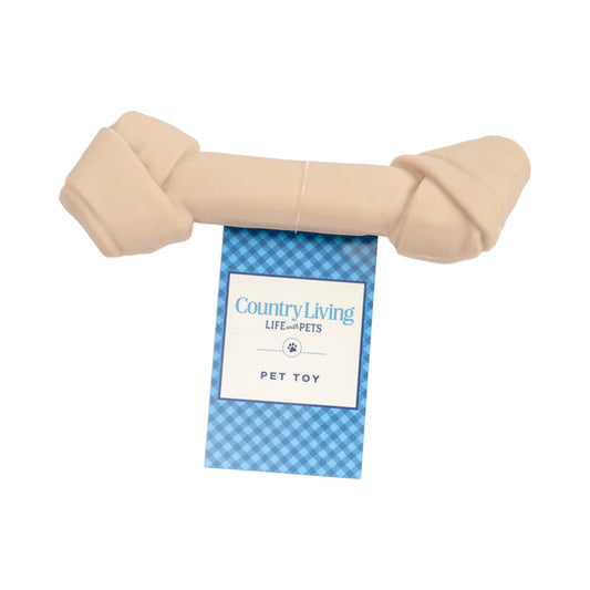 Country Living Nylon Bone Dog Chew Toy – Durable Rawhide-Shaped - Tampa Home & Garden Store