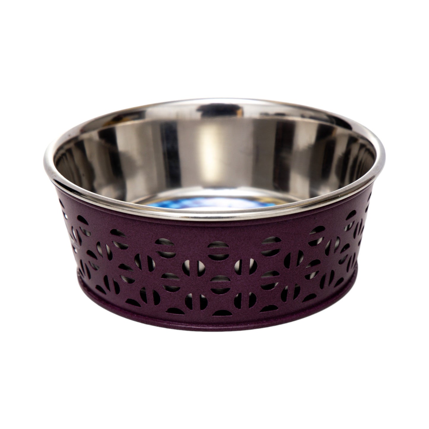 Juego de 2 comederos de acero inoxidable para perros Country Living, estilo rústico, ideal para perros pequeños y medianos. 