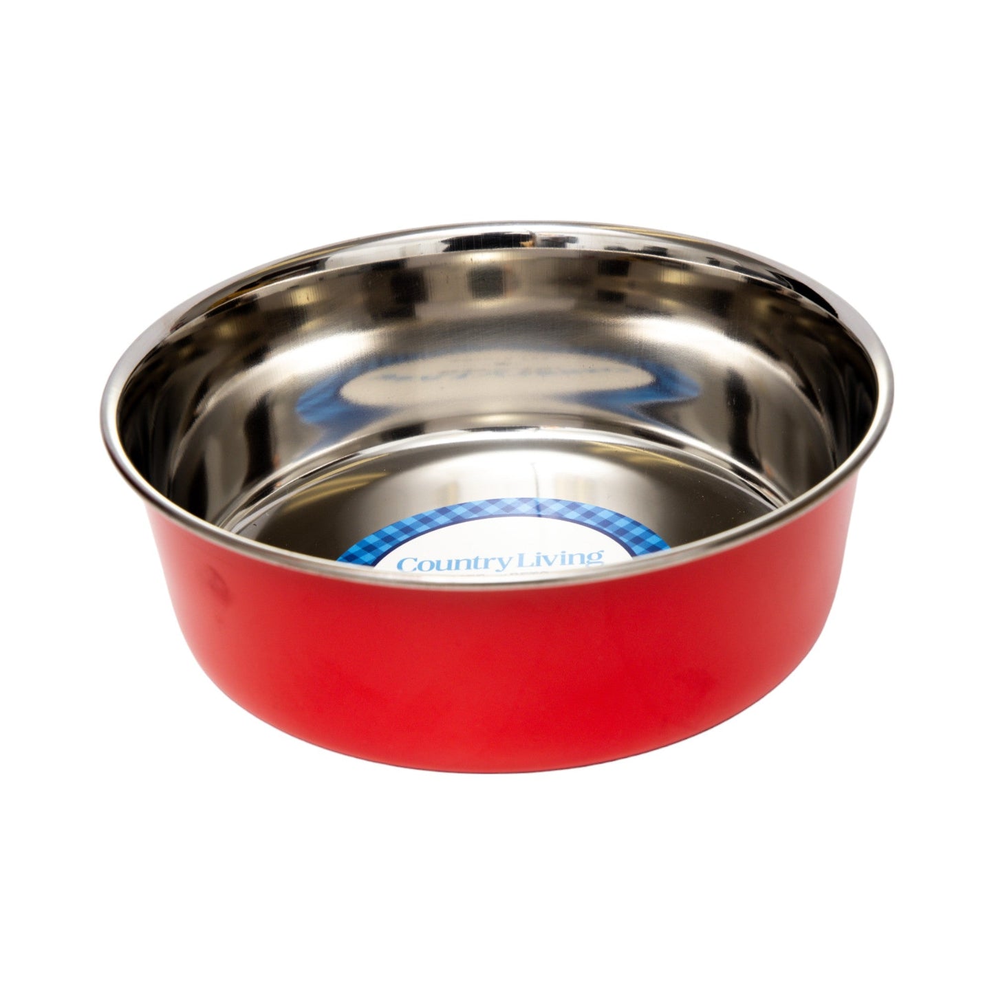 Juego de 2 cuencos para perros de acero inoxidable de gran calibre de Country Living: perfectos para comida y agua. 